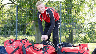 Pack die Tasche für das Training selbst! So weißt du immer, wo alles ist. © Conny Kurth