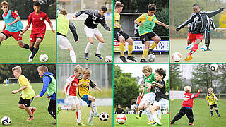 Abwechslungsreich statt stupide: das Juniorentraining in der Saisonvorbereitung © Collage DFB