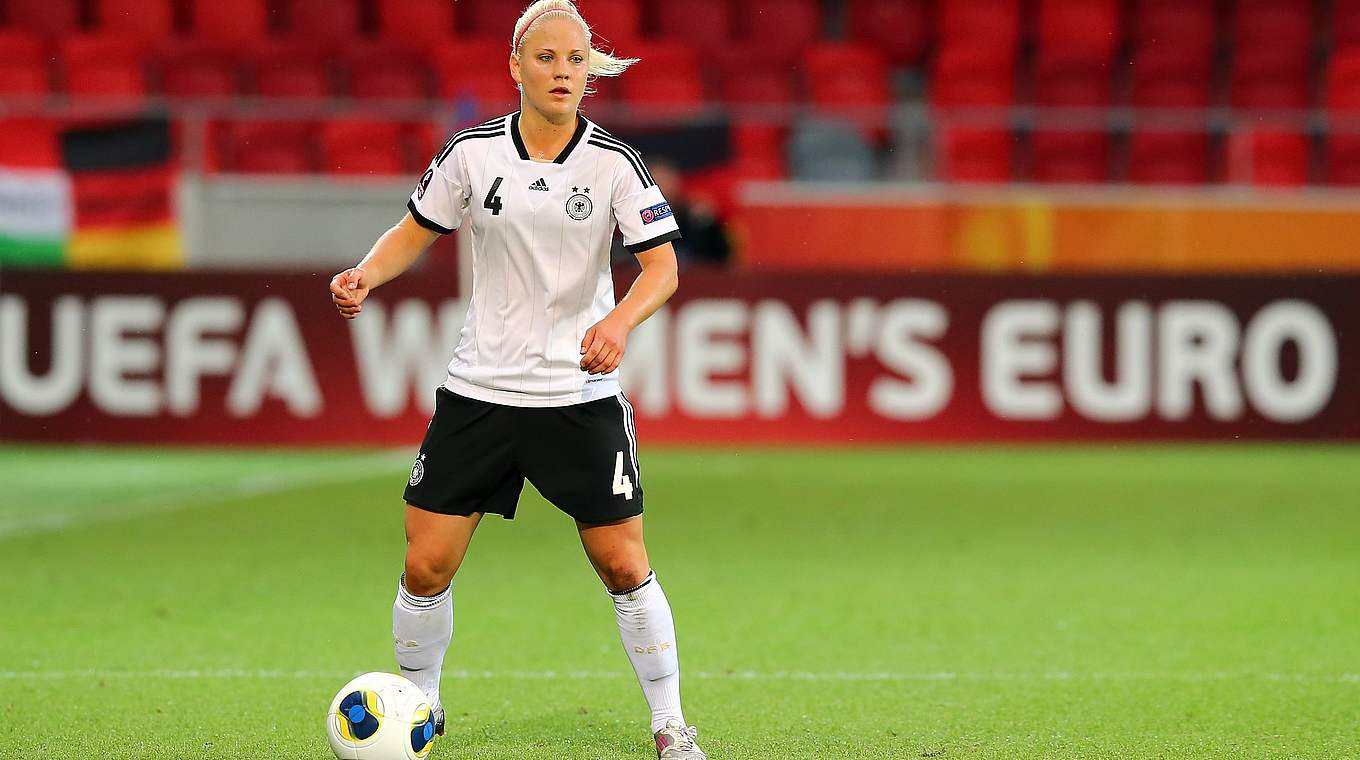 Leonie Maier konnte bei der Euro 2013, ihrem ersten großen Turnier, direkt den Titel holen. © Bongarts/Getty/Images