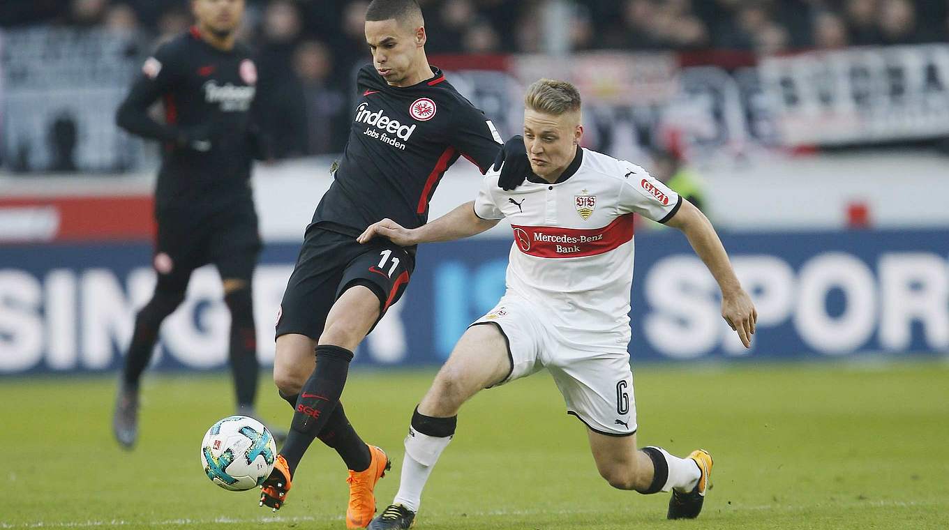 Das engmaschige Abwehrnetz der Schwaben bot Eintracht Frankfurt kaum Lücken.  © imago/Avanti