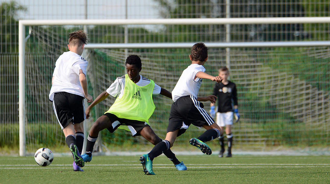 Ein Schwerpunkt im DFB-Talentförderprogramm: Tore vorbereiten © Nils Eden