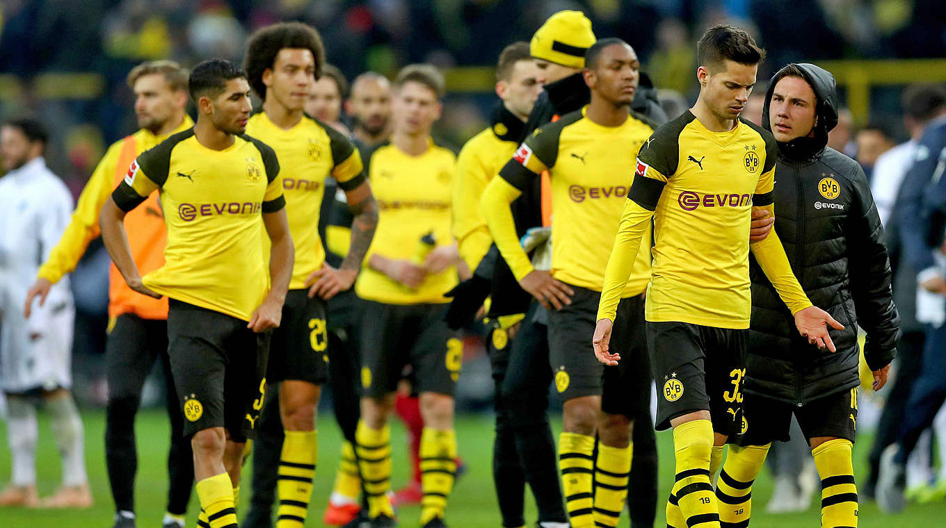 BVB: Ratlosigkeit nach der verspielten Führung © 2019 Getty Images