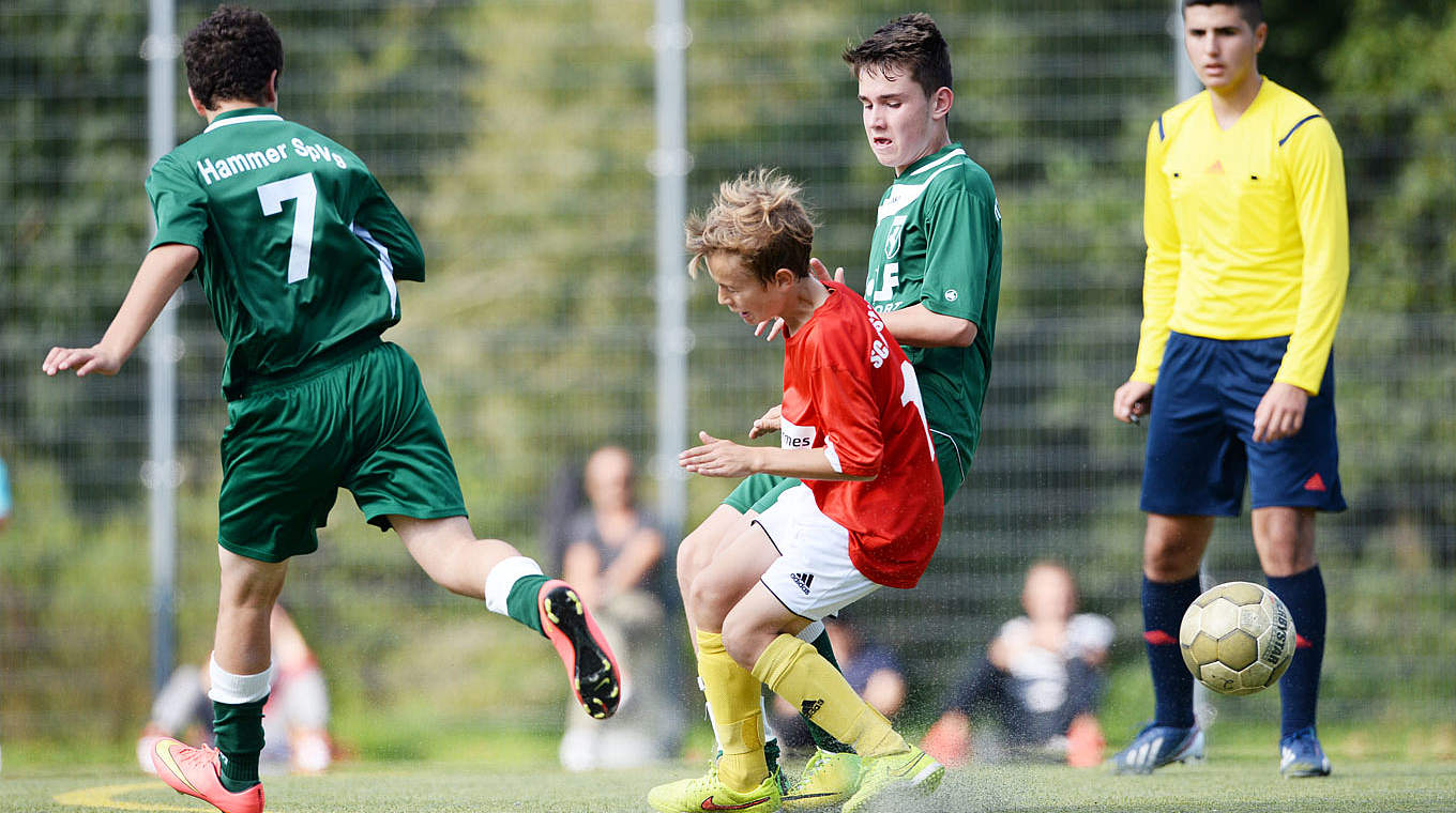 Größeres Spielfeld, größere Herausforderungen: die neuen C-Junioren © Conny Kurth