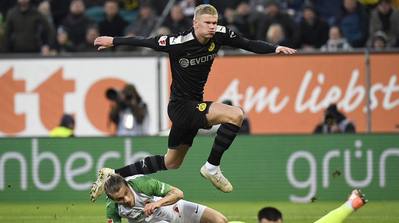 Mit drei Toren bei seinem Bundesligadebüt für den BVB: Erling Braut Haaland © GettyImages