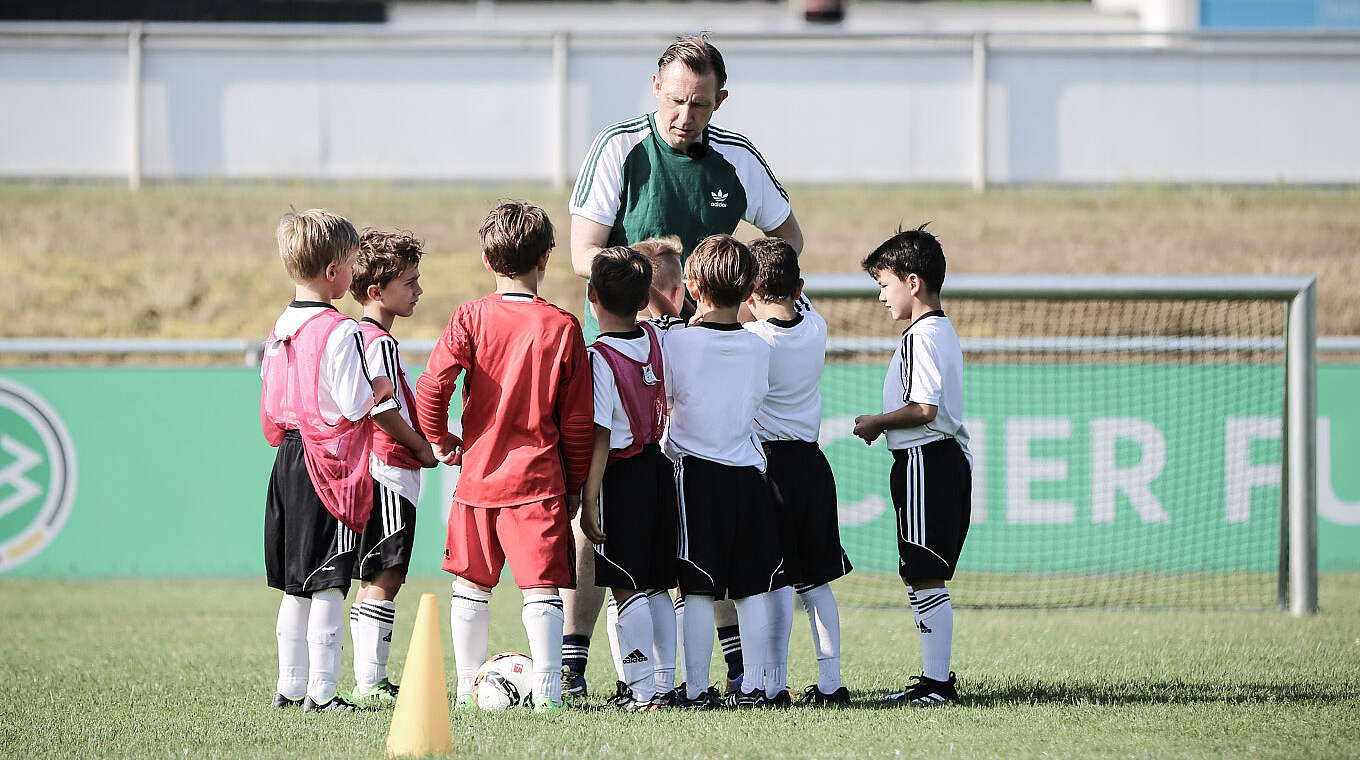 Thomas Staack über den neuen Spielbetrieb im Kinderfußball. © Klaus Schwarten