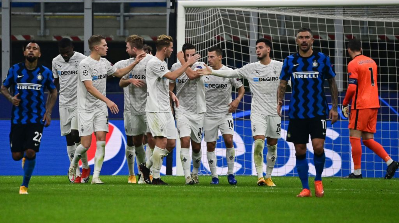 In der Champions League erzielten die Gladbacher bislang die zweitmeisten Tore aller Teams.  © 2020 Getty images