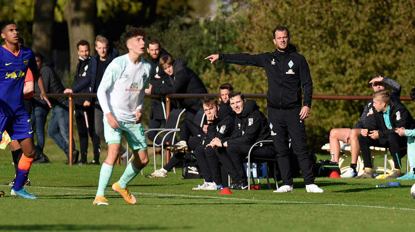 Dreyer über seine Philosophie: "Unsere Spieler dürfen ausdrücklich Fehler machen" © Werder.de