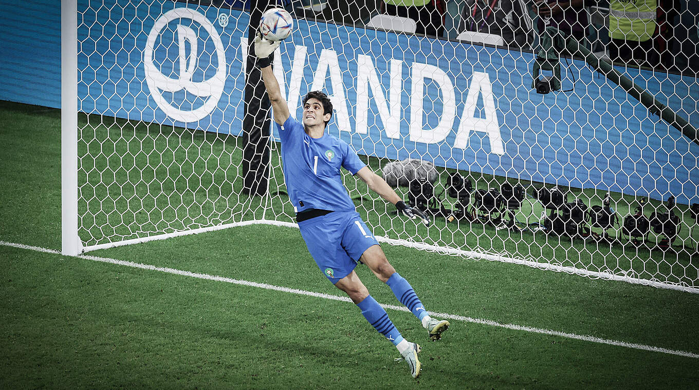 Der marokkanische Keeper Bono glänzt gerade bei der WM mit herausragenden Leistungen. © getty images