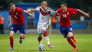 Europameister Julian Brandt bei der U 19 EM 2014 in Ungarn. © Getty Images