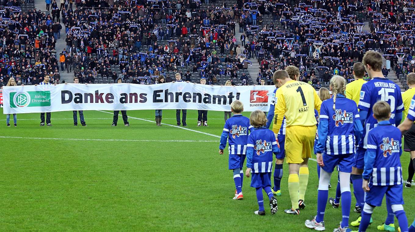 Das "Danke ans Ehrenamt" kann man nicht zu oft formulieren © 2013 Getty Images