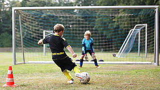 Torschusstraining begeistert und motiviert Spieler aller Altersklassen! © Klaus Schwarten