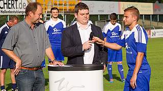 Interview mit Bayernliga-Spielern: Manuel Beck in Aktion © Heinrich Weiss