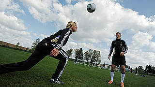 Abwechslung beim Training: Mit Spaß beim Fußballtennis © Klaus Schwarten