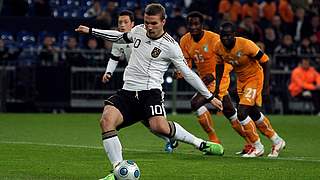 Sicherer Elfmeterschütze beim DFB-Team: Lukas Podolski © Bongarts/Getty/Images