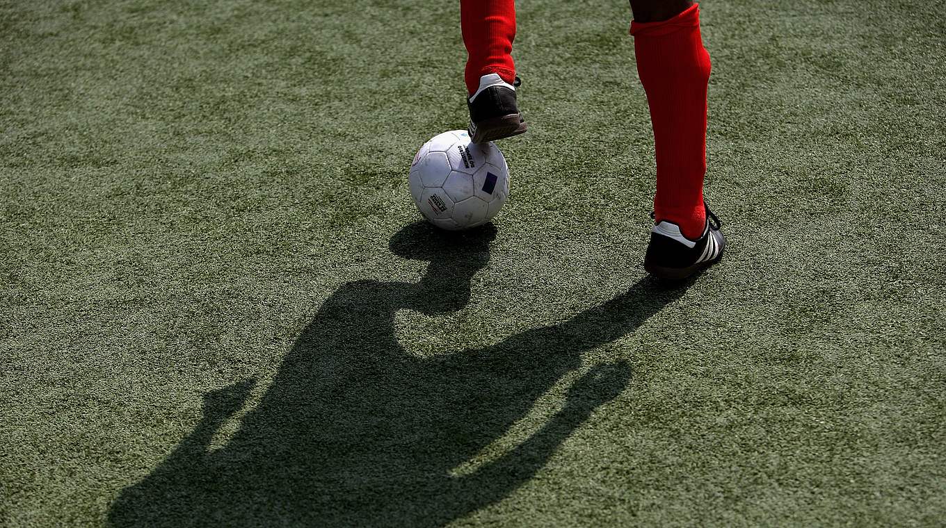 Ein gutes Maß an Fitness ist Grundvoraussetzung für den blinden Fußballer. © 2008 Getty Images