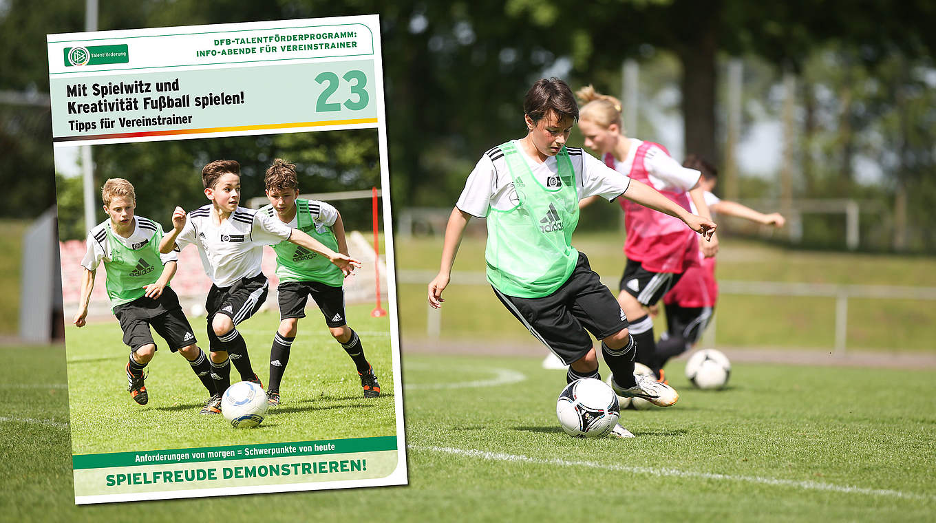 Infos, Tipps und Tricks für Trainer und Spieler: Serviceportal "Mein Fußball" auf DFB.de © DFB