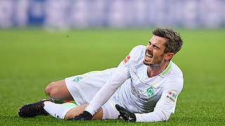 Fin Bartels ist einer von neun Spielern, auf die Werder Bremen derzeit verzichten muss. © 2017 Getty Images