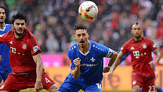 Kopfballtor gegen Weltmeister Manuel Neuer: Darmstadts Torjäger Sandro Wagner (r.) © Getty Images